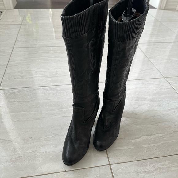 Frye Mimi scrunch black boots - Picture 5 of 6